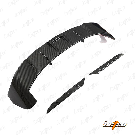 Audi RS6 C8 2020-ON with Aftermarket Parts - V2 Rear Roof Spoiler Carbon Fiber from BCTXE Tuning