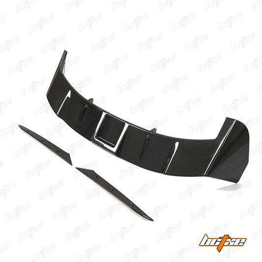 Audi RS6 C8 2020-ON with Aftermarket Parts - V2 Rear Roof Spoiler Carbon Fiber from BCTXE Tuning