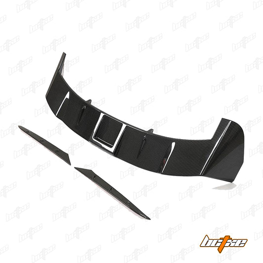 Audi RS6 C8 2020-ON with Aftermarket Parts - V2 Rear Roof Spoiler Carbon Fiber from BCTXE Tuning