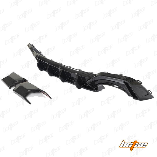 Audi RS6 C8 2020-ON & RS7 C8 2020-ON with Aftermarket Parts - Rear Diffuser & Canards Carbon Fiber from BCTXE Tuning