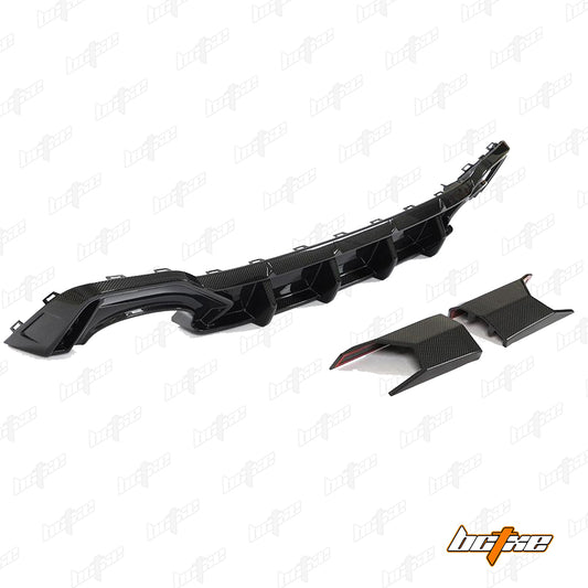 Audi RS6 C8 2020-ON & RS7 C8 2020-ON with Aftermarket Parts - Rear Diffuser & Canards Carbon Fiber from BCTXE Tuning