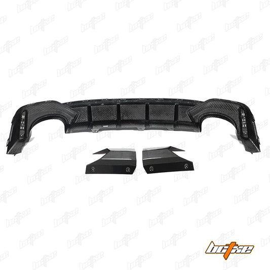 Audi RS6 C8 2020-ON & RS7 C8 2020-ON with Aftermarket Parts - Rear Diffuser & Canards Carbon Fiber from BCTXE Tuning