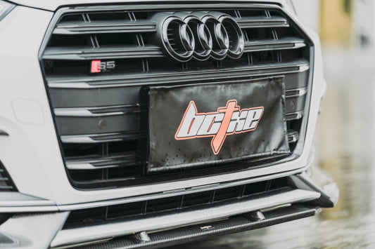 Audi S5 A5 S-line (with s-line bumper, does not base model) B9 2017 2018 2019 with Aftermarket Parts - Front Lip Carbon Fiber from BCTXE Tuning