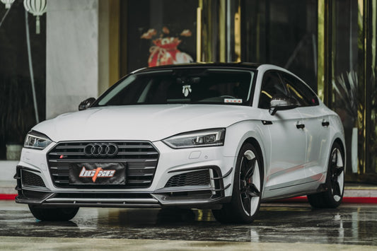 Audi S5 A5 S-line B9 2017 2018 2019 with Aftermarket Parts - Side Skirts Carbon Fiber from BCTXE Tuning