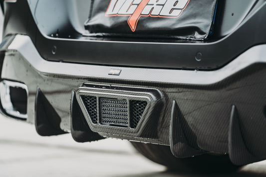 BMW 8 Series M850 840 G16 2018-ON & M8 F93 2019-ON with Aftermarket Parts - Rear Diffuser Pre-preg Carbon Fiber from BCTXE Tuning