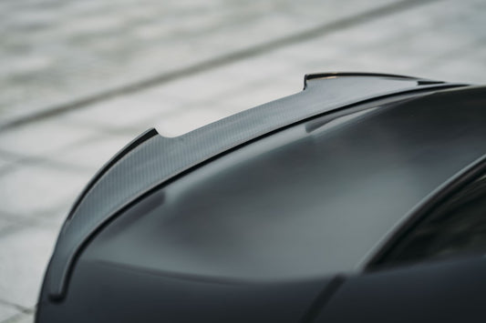 BMW 8 Series M850 840 G16 2018-ON & M8 F93 2019-ON with Aftermarket Parts - Rear Lip Spoiler Pre-preg Carbon Fiber from BCTXE Tuning