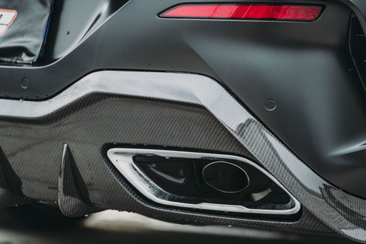 BMW 8 Series M850 840 G16 2018-ON & M8 F93 2019-ON with Aftermarket Parts - Rear Diffuser Pre-preg Carbon Fiber from BCTXE Tuning