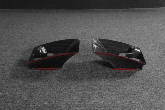 BMW M2 / M2C G87 2023 2024 with Aftermarket Parts - Air Intake Vents Pre-preg Carbon Fiber from BCTXE Tuning