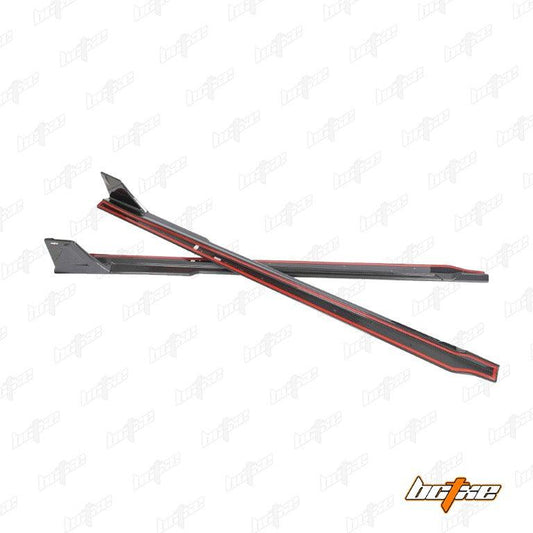 BMW M2 / M2C G87 2023 2024 with Aftermarket Parts - Side Skirts Pre-preg Carbon Fiber from BCTXE Tuning