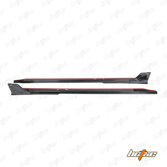 BMW M2 / M2C G87 2023 2024 with Aftermarket Parts - Side Skirts Pre-preg Carbon Fiber from BCTXE Tuning