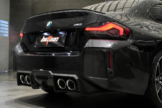BMW M2 / M2C G87 2023 2024 with Aftermarket Parts - Rear Diffuser Pre-preg Carbon Fiber from BCTXE Tuning