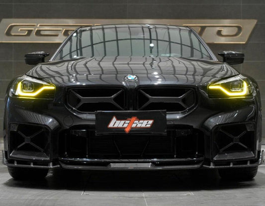 BMW M2 / M2C G87 2023 2024 with Aftermarket Parts - Air Intake Vents Pre-preg Carbon Fiber from BCTXE Tuning