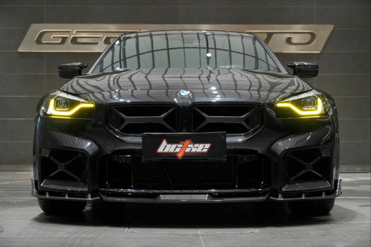 BMW M2 / M2C G87 2023-ON with Aftermarket Parts - Front Lip Dry Pre-preg Carbon from BCTXE Tuning