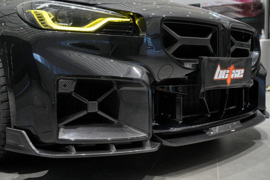 BMW M2 / M2C G87 2023 2024 with Aftermarket Parts - Air Intake Vents Pre-preg Carbon Fiber from BCTXE Tuning