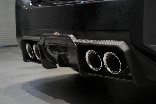 BMW M2 / M2C G87 2023 2024 with Aftermarket Parts - Rear Diffuser Pre-preg Carbon Fiber from BCTXE Tuning