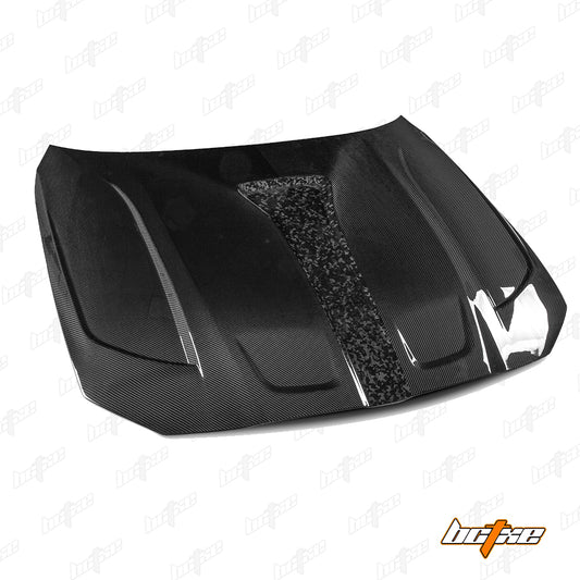 BMW M3G80 G81 & M4 G82 G83 2021-ON with Aftermarket Parts - Hood Pre-preg Carbon Fiber from BCTXE Tuning
