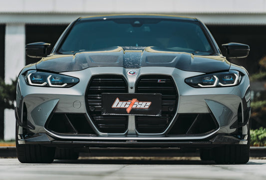 BMW M3 G80 G81 & M4 G82 G83 2021-ON with Aftermarket Parts - Hood Pre-preg Carbon Fiber from BCTXE Tuning