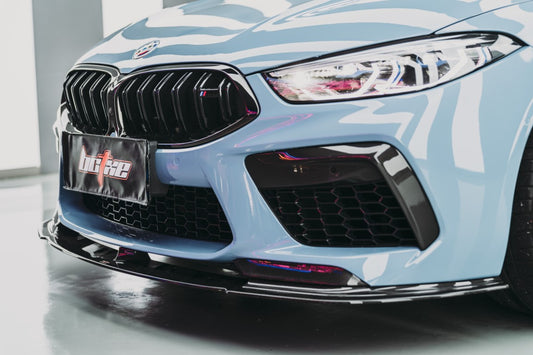BMW M8 F91 F92 F93 2019-ON with Aftermarket Parts - Pre-preg Carbon Fiber Front Lip from BCTXE Tuning