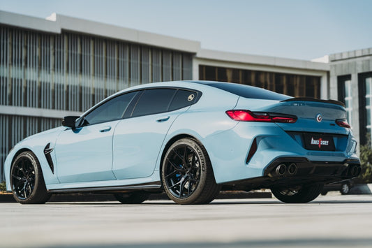 BMW M8 F91 F92 2019-ON & M8 F93 2019 2020 2021 2022 2023 2024 with Aftermarket Parts - Side Skirts Pre-preg Carbon Fiber from BCTXE Tuning