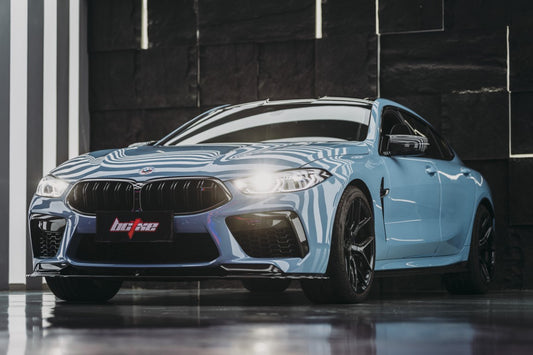 BMW M8 F91 F92 2019-ON & M8 F93 2019 2020 2021 2022 2023 2024 with Aftermarket Parts - Side Skirts Pre-preg Carbon Fiber from BCTXE Tuning