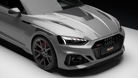 Audi RS5 B9 B9.5 2017 2018 2019 2020 2021 2022 2023 2024 2025 with Aftermarket Parts - Front Fenders Dry Pre-preg Carbon Fiber from BCTXE Tuning