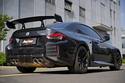 BMW M2/C G87 2023 2024 & 2 Series 230i M240i G42 2022-ON with Aftermarket Parts - Rear Wing Pre-preg Carbon Fiber from BCTXE Tuning