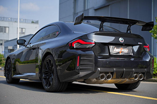 BMW M2/C G87 2023 2024 & 2 Series 230i M240i G42 2022-ON with Aftermarket Parts - Rear Wing Pre-preg Carbon Fiber from BCTXE Tuning