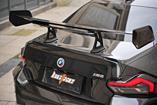 BMW M2/C G87 2023 2024 & 2 Series 230i M240i G42 2022-ON with Aftermarket Parts - Rear Wing Pre-preg Carbon Fiber from BCTXE Tuning