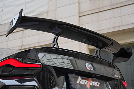 BMW M2/C G87 2023 2024 & 2 Series 230i M240i G42 2022-ON with Aftermarket Parts - Rear Wing Pre-preg Carbon Fiber from BCTXE Tuning