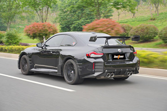 BMW M2/C G87 2023 2024 & 2 Series 230i M240i G42 2022-ON with Aftermarket Parts - Rear Wing Pre-preg Carbon Fiber from BCTXE Tuning