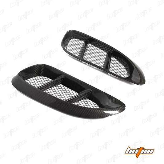 Porsche 718 Cayman / Boxster / GTS 2017-ON with Aftermarket Parts - Side Vents Pre-preg Carbon Fiber from BCTXE Tuning
