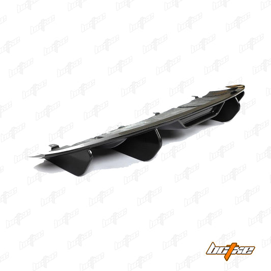 Porsche Taycan & Cross Turismo Base/4/4S/GTS 2020-ON with Aftermarket Parts - Rear Diffuser Pre-preg Carbon Fiber from BCTXE Tuning