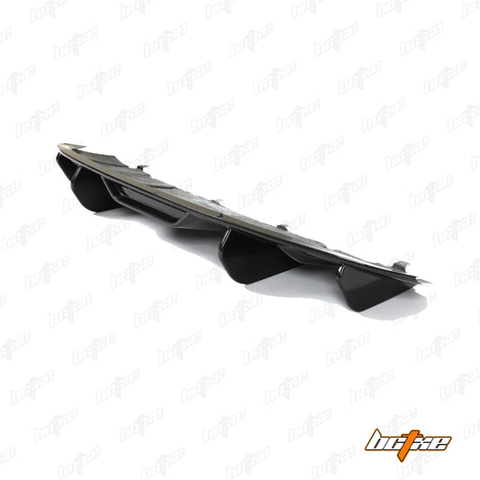 Porsche Taycan & Cross Turismo Base/4/4S/GTS 2020-ON with Aftermarket Parts - Rear Diffuser Pre-preg Carbon Fiber from BCTXE Tuning