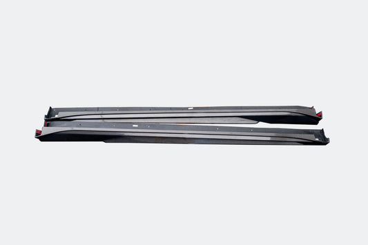 Tesla Model Y Juniper 2026-ON with Aftermarket Parts - Side Skirts Dry Pre-preg Carbon Fiber from BCTXE Tuning