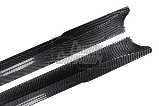 Tesla Model 3 Highland / Performance 2024-ON with Aftermarket Parts - Side Skirts Carbon Fiber from BCTXE Tuning