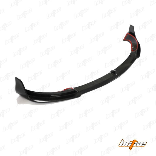 esla Model Y Performance AWD Long Range RWD Standard 2020 2021 2022 2023 2024 2025 with Aftermarket Parts - V1 Front Lip Carbon Fiber from BCTXE Tuning
