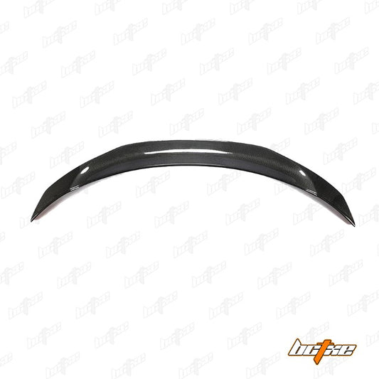 Tesla Model Y Performance AWD Long Range RWD Standard 2020 2021 2022 2023 2024 2025 with Aftermarket Parts - V1 Rear Lip Spoiler Pre-preg Carbon Fiber from BCTXE Tuning