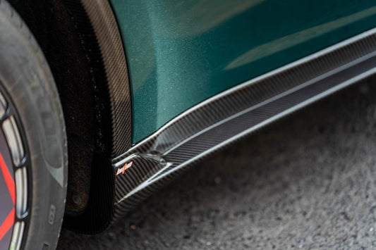 Tesla Model Y Performance AWD Long Range RWD Standard 2020 2021 2022 2023 2024 2025 with Aftermarket Parts - V2 Side Skirts Carbon Fiber from BCTXE Tuning