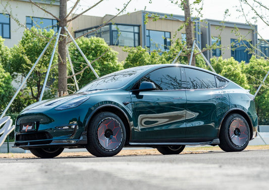 Tesla Model Y Performance AWD Long Range RWD Standard 2020 2021 2022 2023 2024 2025 with Aftermarket Parts - OEM Replacement Style Wheel Arches Pre-preg Carbon Fiber from BCTXE Tuning