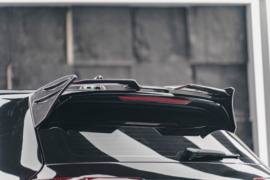 Volkswagen GTI & R-line MK8 2022-ON with Aftermarket Parts - V2 Style Pre-preg Carbon Fiber Rear Spoiler from BCTXE Tuning