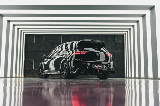 Volkswagen GTI & R-line MK8 2022-ON with Aftermarket Parts - V1 Style Pre-preg Carbon Fiber Rear Spoiler from BCTXE Tuning