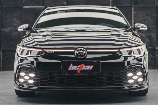 Volkswagen GTI & R-line MK8 2022-ON with Aftermarket Parts - without blind assist Style Pre-preg Carbon Fiber Mirror Cap from BCTXE Tuning