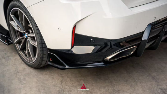 BMW 2 Series M240i 230i (With M-Package Bumper, does not fit base model) G42 2022-ON with Aftermarket Parts - AE Style Rear Diffuser & Canards ABS from ArmorExtend