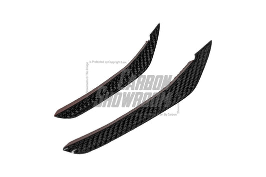 BMW 3 Series 330i M340i G20 (Pre-LCI) 2019 2020 2021 2022?with Aftermarket Parts - AE Style Front Canards Carbon Fiber from ArmorExtend