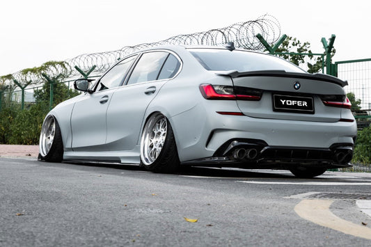 BMW M3 G80 2021-ON & 3 Series M340i 330i G20 (Fits Both Pre-LCI & LCI) 2019-ON with Aftermarket Parts - Rear Spoiler ABS from Yofer USA