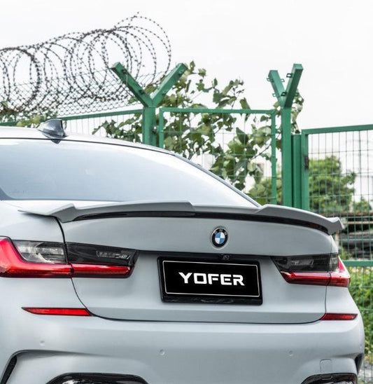 BMW M3 G80 2021-ON & 3 Series M340i 330i G20 (Fits Both Pre-LCI & LCI) 2019-ON with Aftermarket Parts - Rear Spoiler ABS from Yofer USA