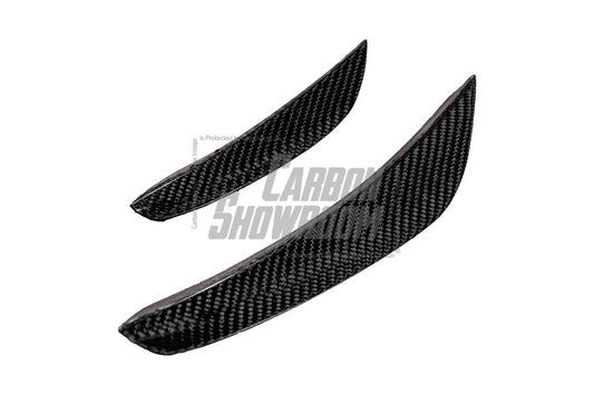 BMW I4 M50 / e Drive 40 G26 2022-ON & 4 Series Gran Coupe M440i 430i G26 2022-ON (with M-package bumper, does not fit base model) with Aftermarket Parts - AE Style Carbon Fiber Front Canards from ArmorExtend