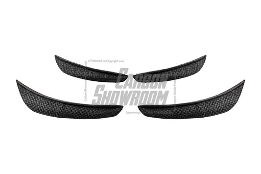 BMW I4 M50 / e Drive 40 G26 2022-ON & 4 Series Gran Coupe M440i 430i G26 2022-ON (with M-package bumper, does not fit base model) with Aftermarket Parts - AE Style Carbon Fiber Front Canards from ArmorExtend