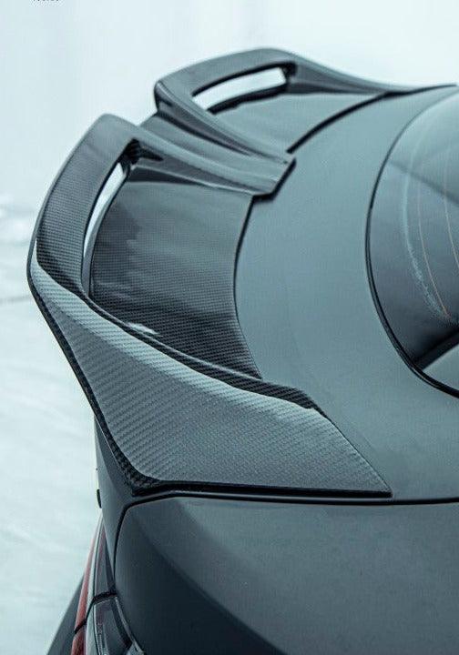 BMW I4 M50 / e Drive 40 G26 2022 2023 2024 & 4 Series Gran Coupe M440i 430i G26 2022 2023 2024 with Aftermarket Parts - Rear Spoiler Carbon Fiber from CMST Tuning