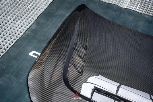 BMW M2 / C G87 2023 2024 & 2 Series 230i M240i G42 2022 2023 2024 with Aftermarket Parts - AE Style Hood Bonnet Double-sided Carbon Fiber from ArmorExtend